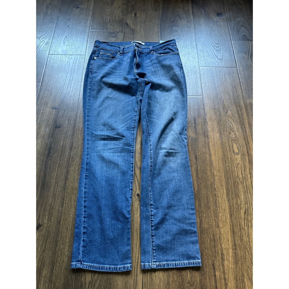 Levis 505 Straight Leg Jeans Womens 10M Medium Wash Blue Denim Pants